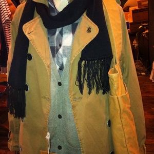 NWT Scotch and Soda Trench Coat with liner Size S